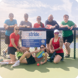 Stride Team Doing Pickleball